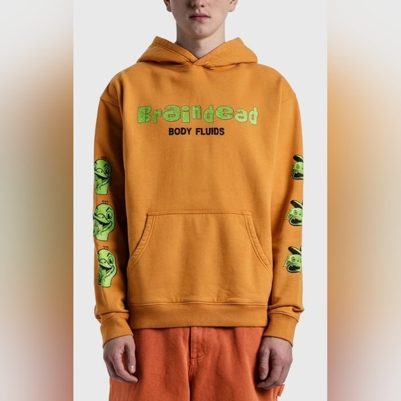NEW BRAIN DEAD TOAD LICKER SWEATSHIRT HOODIE. - Picture 2 of 6